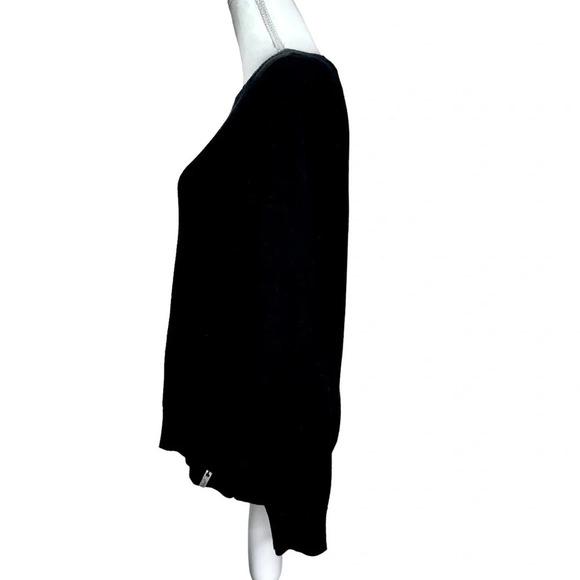 Woolrich Women’s Dark Gray Cotton/Wool Blend Crew Neck Sweater Size Small - Picture 4 of 9